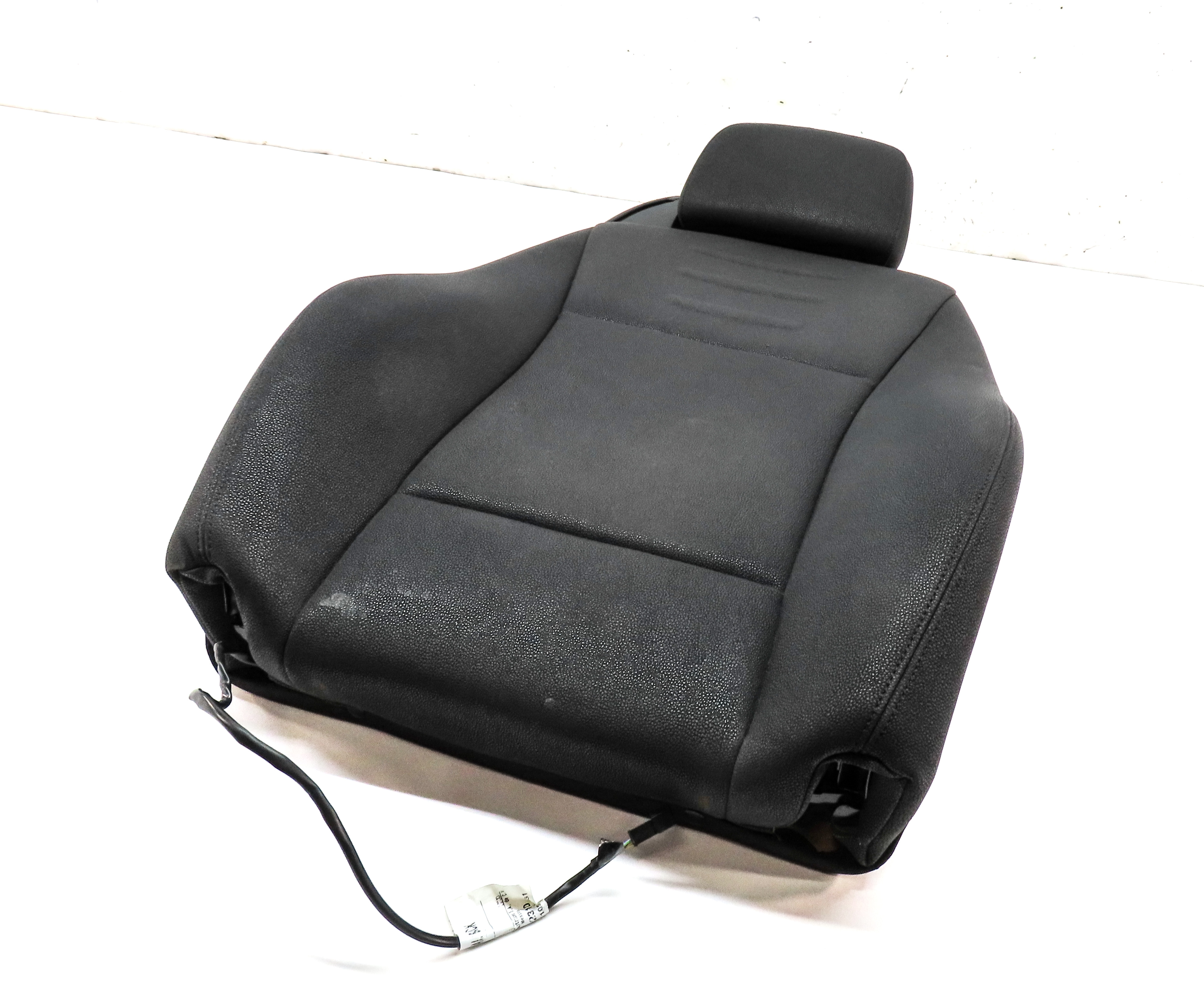 2008 BMW Z4 CONVERTIBLE E85 FRONT RIGHT UPPER HEAT STANDARD SEAT CUSHION (Black) — exact item pictured